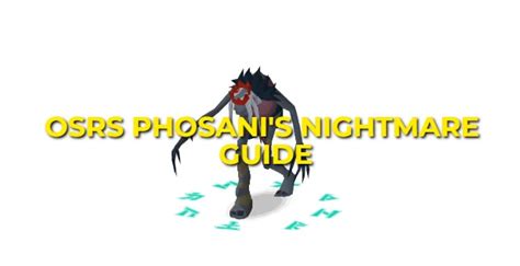 phosani nightmare|osrs phosani nightmare drops.